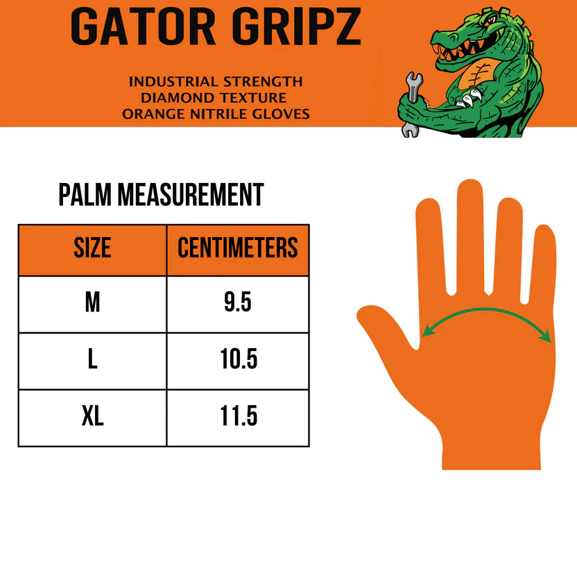 Gator Gripz By Tough Glove (10 Mil)